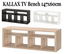 IKEA KALLAX TV Bench with Compartments Bookcase Storage Unit Shelf 147x60cm