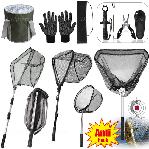 Telescopic landing net folding - landing,