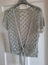Ladies Silver shrug. by