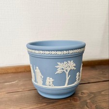 Wedgwood Jasper Pale Blue Planter Pot From japan