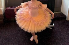 ballet pancake tutu peach/pink