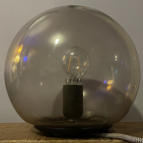 Ikea fado lamp smokey glass - lamp,