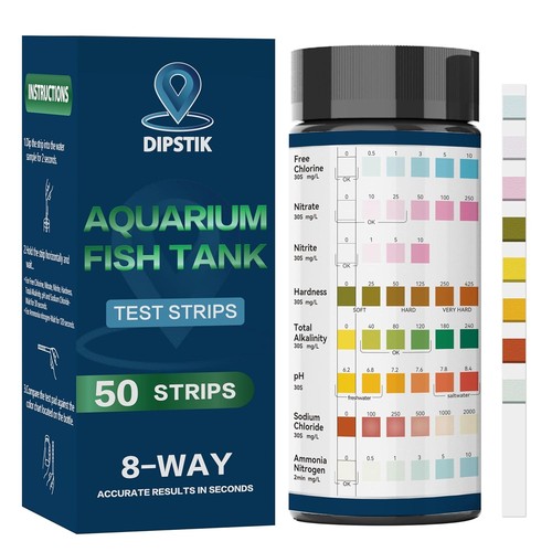 Aquarium ammonia test strips - test,