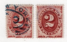 US   Sc# J16 x 2   Used