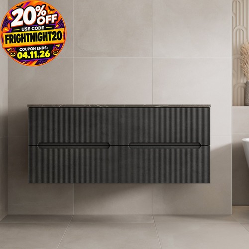 1200 grey marble vanity - 1200,