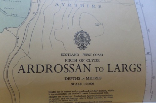 Vintage admiralty chart - vintage,