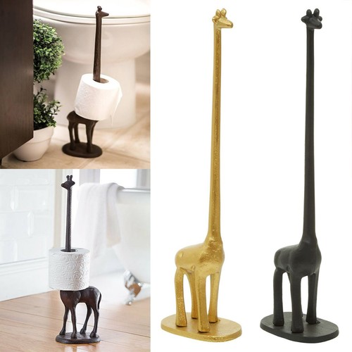 Metal cast animal toilet - animal, roll