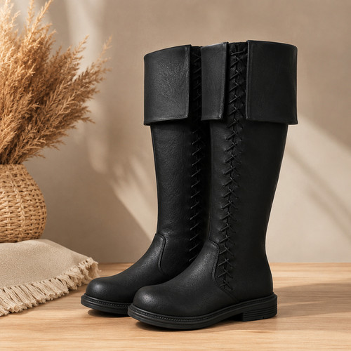Retro medieval viking boots - medieval,