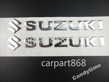 Motorcycle 3D Chrome SUZUKI Sticker Fuel Tank Fairing Cowl Emblem Body Decal#08