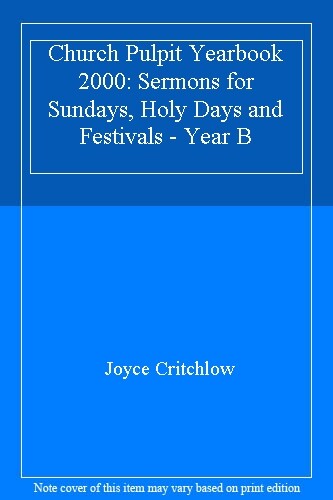 Church pulpit yearbook 2000 - church,