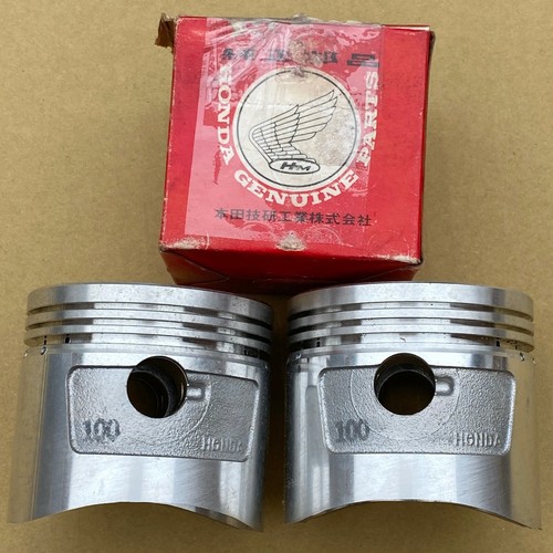 Nos genuine honda pistons - nos,