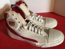 PF Flyers Pre-Owned Red/White Mens Size 9 High Tops
