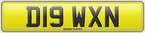 Dawn number plate d19 wxn - dawn,