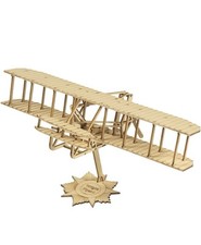 Dancing Wings Hobby Wright Brothers First Flight 1903  1:62 Scale Wood Plane Kit