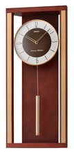 Seiko Clocks Wooden Quartz Westminster Chime Pendulum Wall Clock QXH068Z
