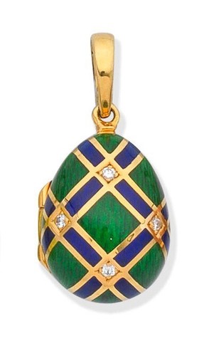 Faberge egg 18ct - 18ct, yellow