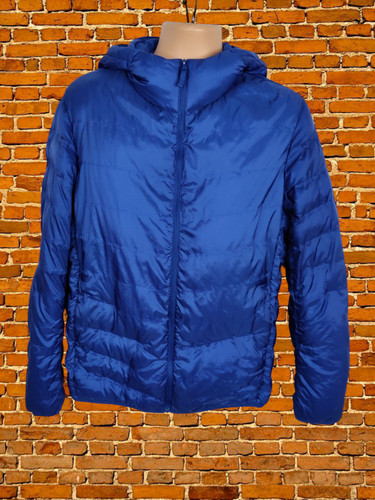 Uniqlo blue puffer jacket - puffer, coat