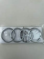 Audi Chrone Front Grill Emblem Badge A1 A3 A4 A5 273mm NEW SEALED