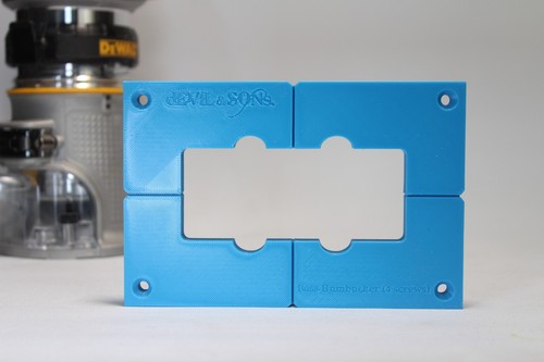 Bass humbucker pickup routing - bass,