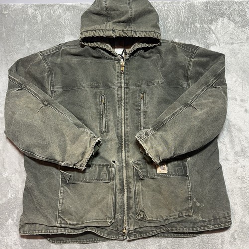 Vintage green carhartt hooded - green,
