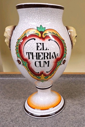 Ceramic apothecary chemist jar - apothecary/chemist,