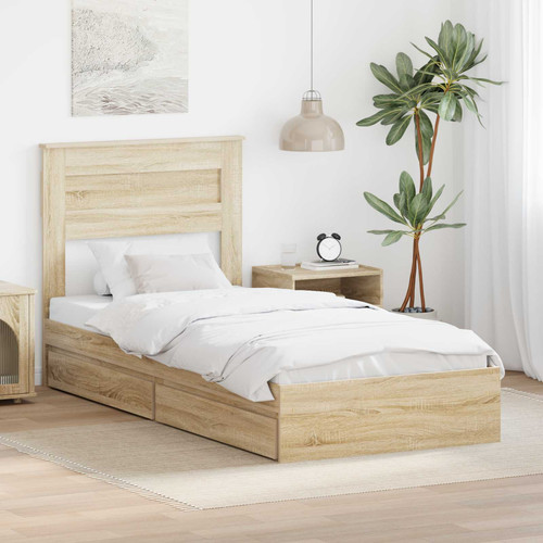 Storage bed sonoma - bed, oak