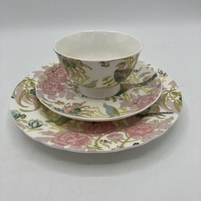 Matthew Williamson Butterfly Home Cup Saucer Tea Plate Trio Peacock