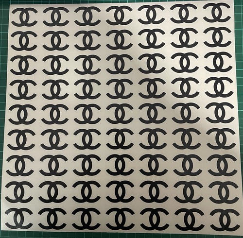 63x chanel logo - vinyl, decal