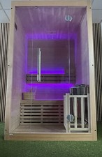 2025 FUSION SAUNAS ELITE X1 HIGH PERFORMANCE TRADITIONAL SAUNA 1-2 PERSONS