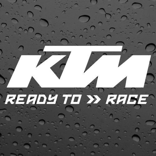 Ktm logo pair stickers - logo,