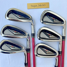TaylorMade R9 MAX Ladies Iron Set 6pc 7,8,9,Pw,Aw,Sw REAX 50 Ladies Flex Carbon