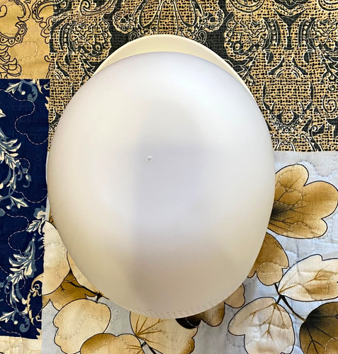 White plastic colander - white,