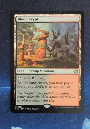 Mtg blood crypt - blood, lorwyn