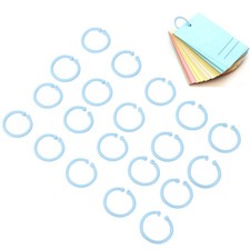 20Pcs Book Ring Flexible Loose