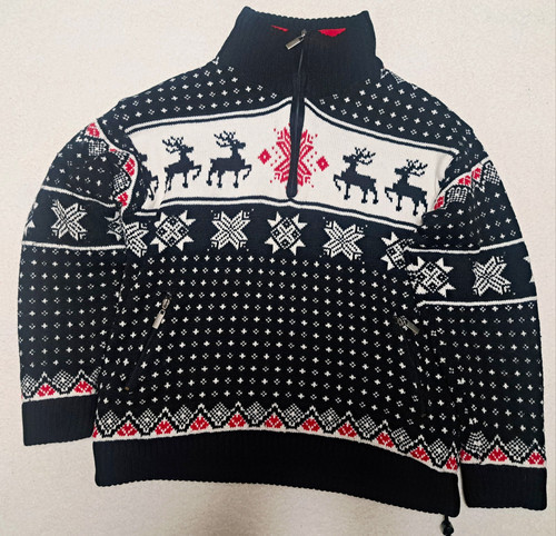 Knautsch fair isle knit jumper - isle,