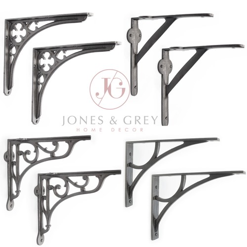Pair shelf brackets - shelf,