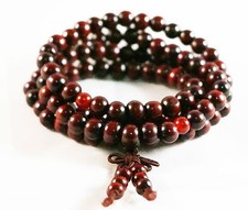 8mm Tibetan 108 Red Sandalwood