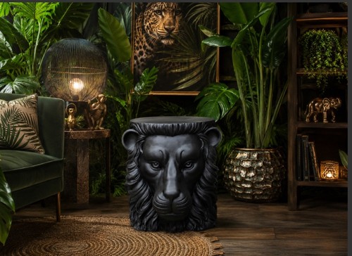 Lions head side table elegant - head,