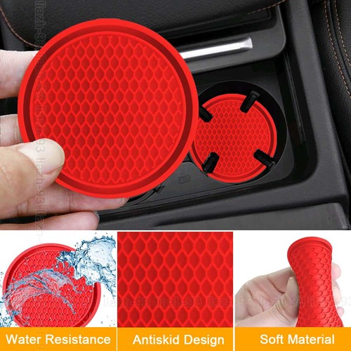 Red cup holder anti slip - 4x,