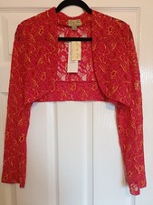 Lindy Bolero Red/Orange Lace