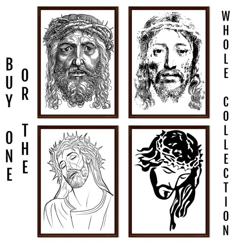 Jesus christ sketch large - jesus,