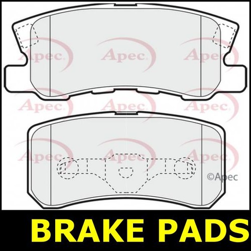 Brake pads rear for mitsubishi - for,