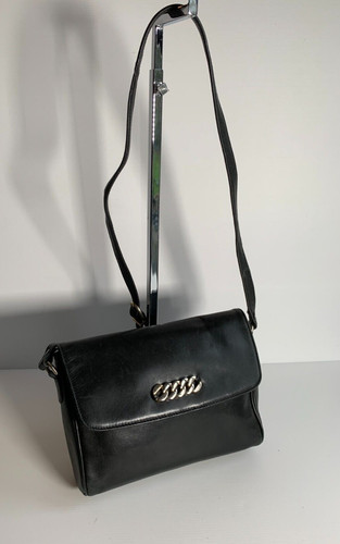 Vtg 90s black leather - vtg,