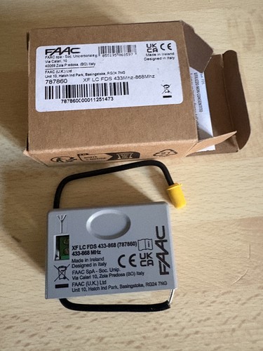 Faac fds 433mhz reciever - fds,
