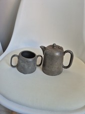 Vintage Artistic Pewter Hand