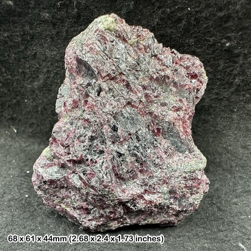 Rough garnet matrix - in, crystal