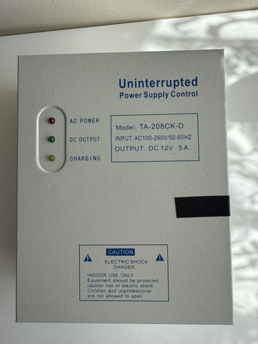 12v uninterrupted power - 5a,