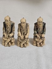 Vintage Japanese Okimono Set 3