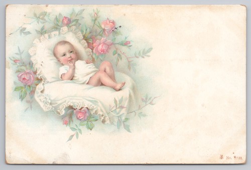 Victorian baby lace cradle - baby, in