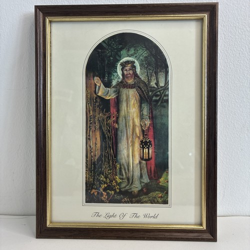 Vintage framed print the light - framed,